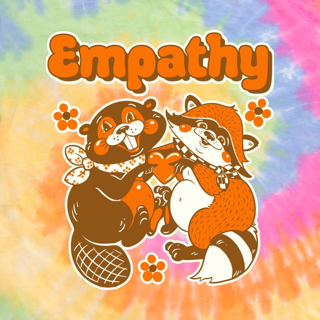 empathy - orange/brown/white by Guen Douglas 