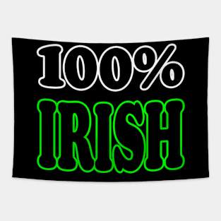 100% Irish Graphic Tapestry