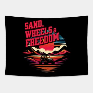 Sand Buggy Vintage Retro Design Tapestry