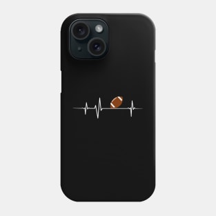 Heartbeat - Football Phone Case