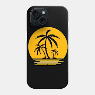 Coconut Tree Sunset Phone Case