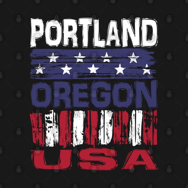 Portland Oregon USA T-Shirt by Nerd_art