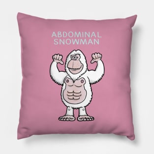 Abdominal Snowman Pillow