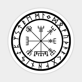 Vegvisir /// Rune Circle Magnet