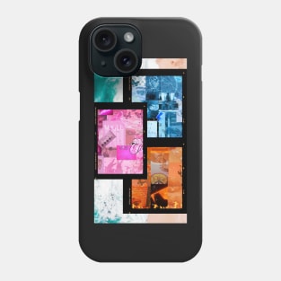 beach collage wall art Phone Case