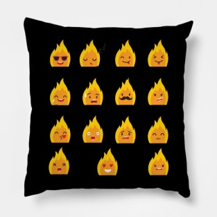 Fire flame Pillow