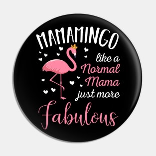 Mamamingo Pink Flamingo Mothers Day Gift Pin