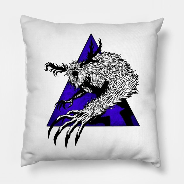 bloodborne Pillow by sample the dragon