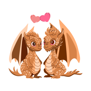 Dragons in love T-Shirt