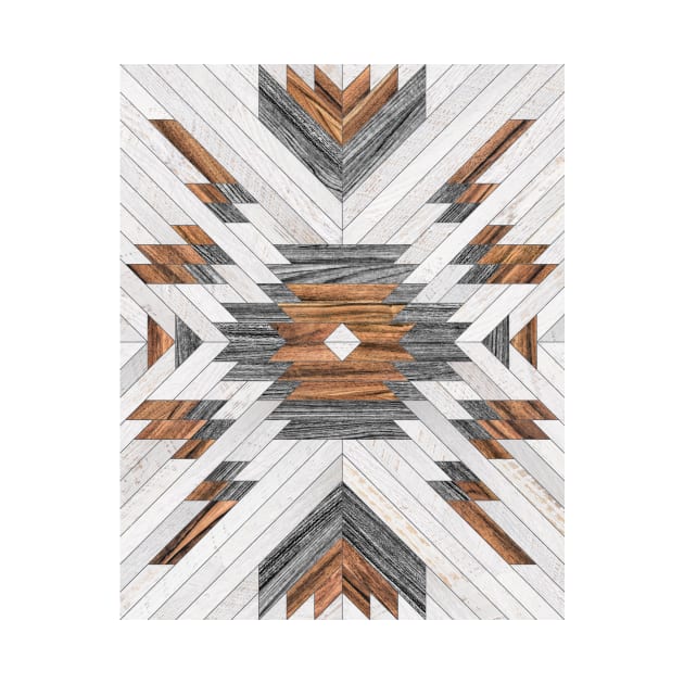 Urban Tribal Pattern No.8 - Aztec - Wood by ZoltanRatko