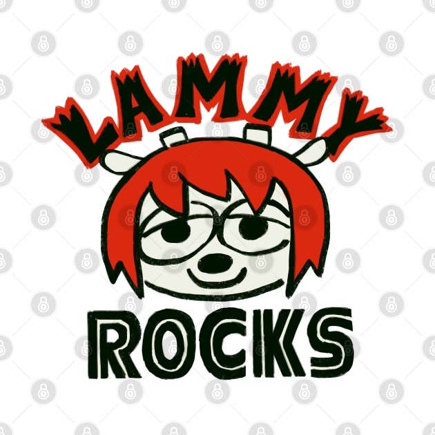 Mudwizard re-draws lammy rocks / um jammer lammy sheep girl by mudwizard