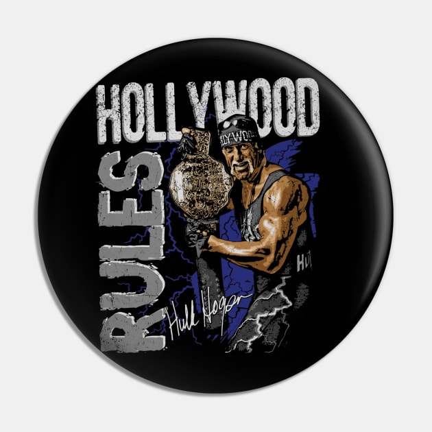 Hulk Hogan Hollywood Rules Pin by MunMun_Design