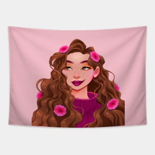 Beauty Girl Tapestry