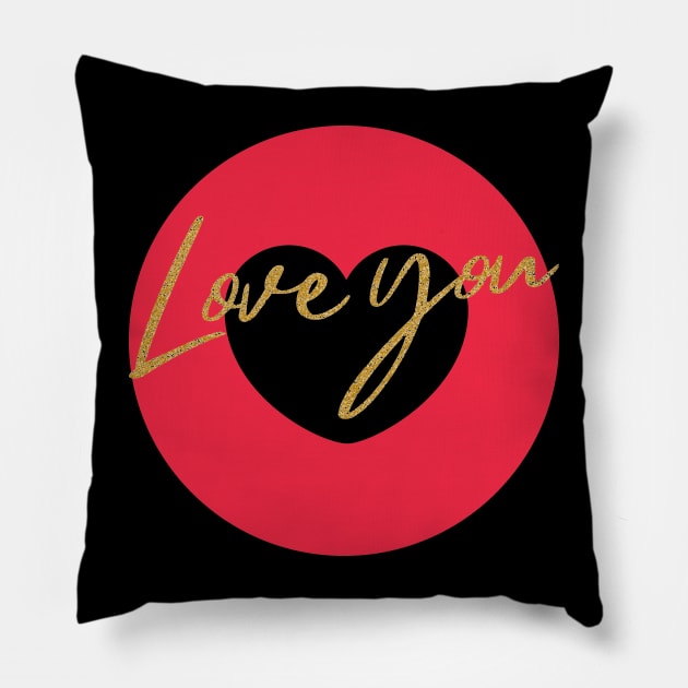 Love You Pillow by ShubShank