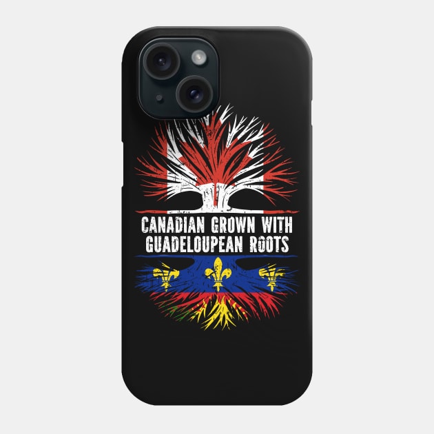 Canadian Grown with Guadeloupean Roots Canada Flag Phone Case by silvercoin