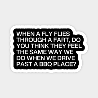 Fly Fart BBQ Magnet