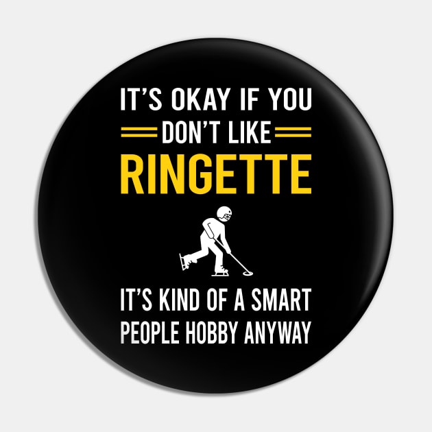 Smart People Hobby Ringette Pin by Good Day