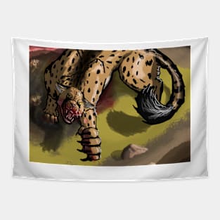 American Cheetah Tapestry