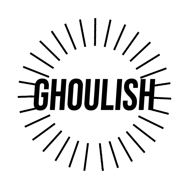 Ghoulish Black Logo by SomethingGhoulish