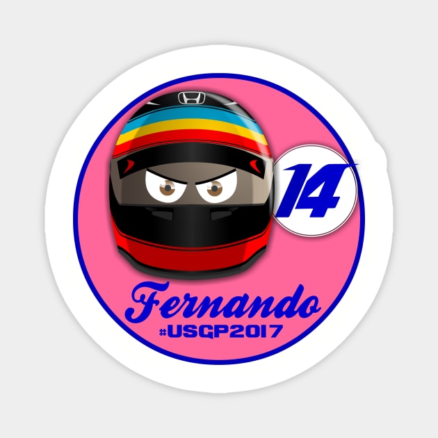 ALONSO COTA 2017 Magnet by Cirebox