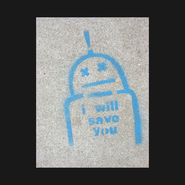 I will save you robot by Barton Art