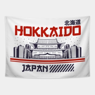 Retro Hokkaido Vintage Japanese Skyline Japan Pride Tapestry