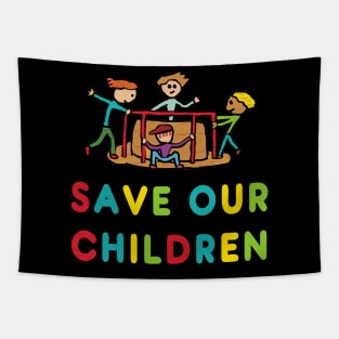 Save Our Children Tapestry