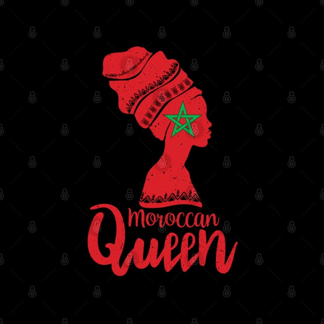 Moroccan Queen Morocco Flag Afro Roots by simonStufios