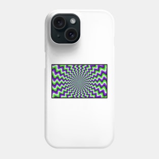 Optical Illusion Moving Colors Artwork Phone Case