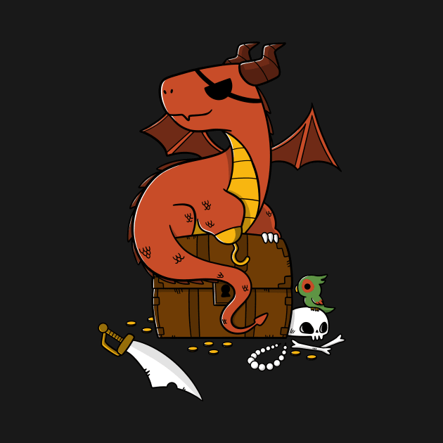 Pirate Dragon by TaylorRoss1
