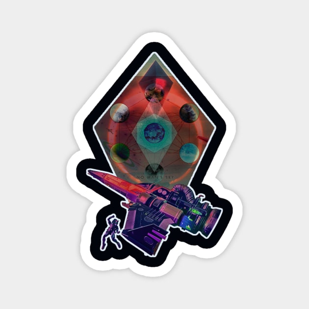 no mans sky Magnet by store of art