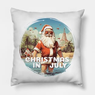 Christmas in july Pillow