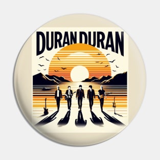 Duran Duran Retro Pin