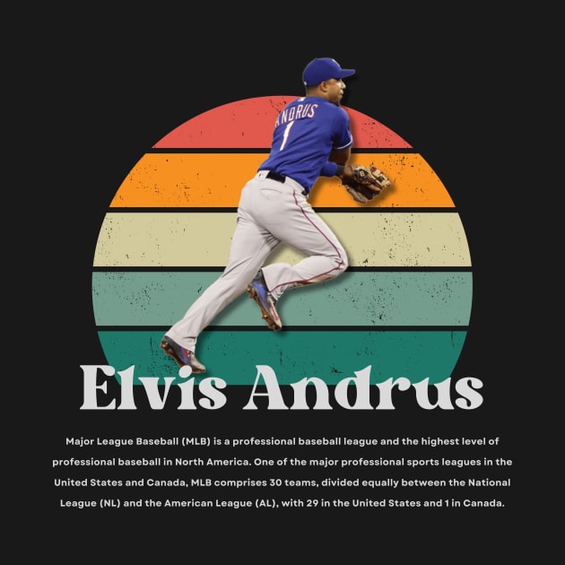 Elvis Andrus Vintage Vol 01 by Gojes Art