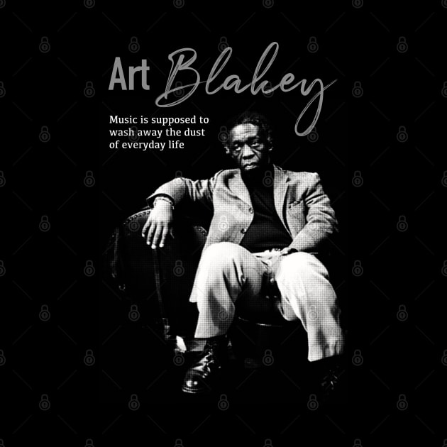 Art Blakey silhouette by BAJAJU