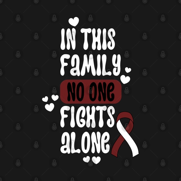 In This Family No One Fights Alone by oneduystore