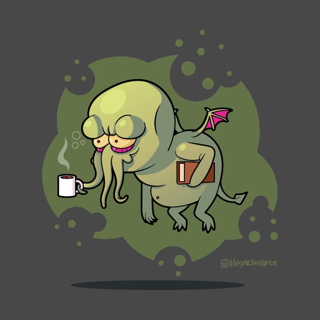 Tired Cthulhu by Alê Pachon