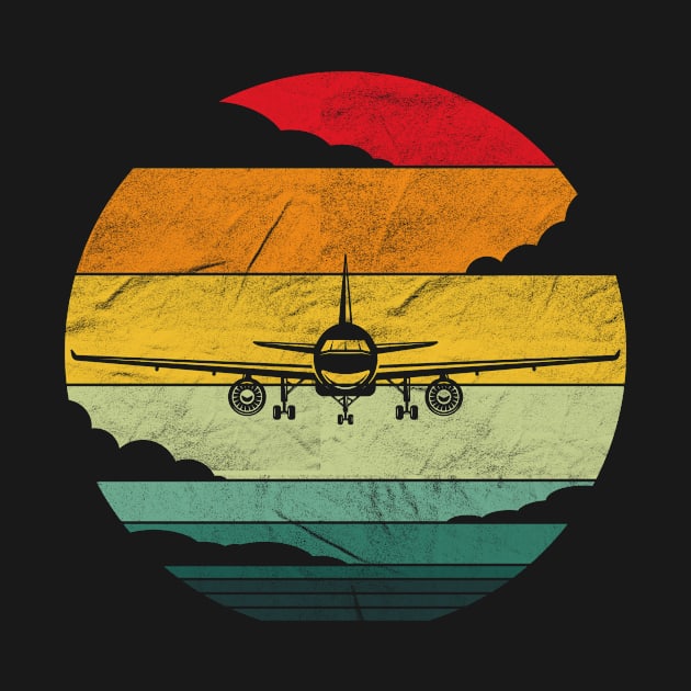 Retro Vintage Airplane Design, Pilot by hibahouari1@outlook.com