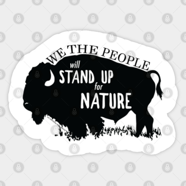 Alt Us National Park Service Bison Nature Sticker Teepublic
