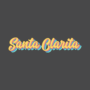 Santa Clarita Retro Script T-Shirt