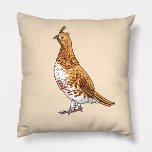 Ruffed Grouse State Bird of Pennsylvania Pillow