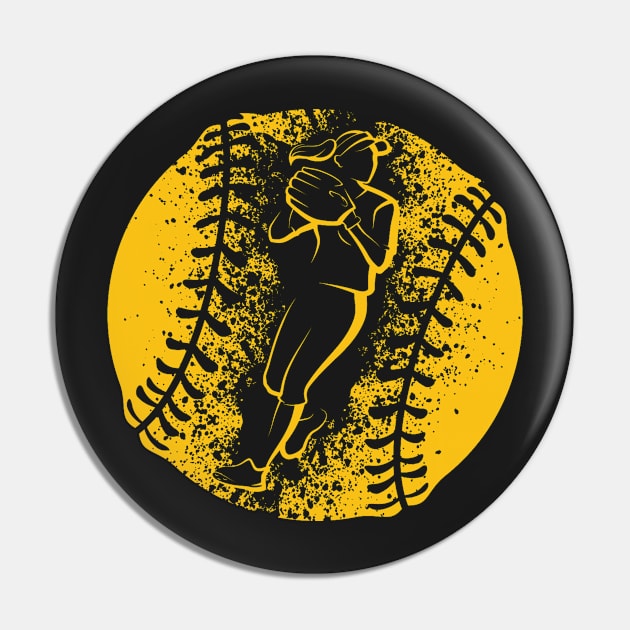 Softball Pitcher T-shirt Gift For Football Lovers Pin by Elsie