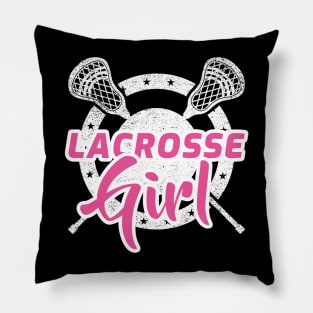 Lax Girl Lacrosse Female LaX Team Player Gift Pillow