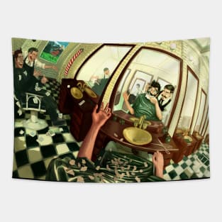 Memory Barbershop Tapestry