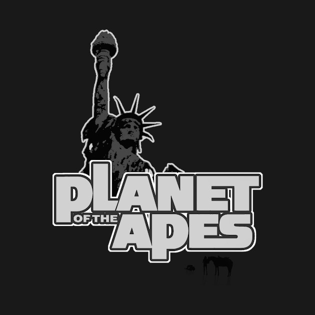 Disover Planet of the Apes Liberty - Apes Movie - T-Shirt