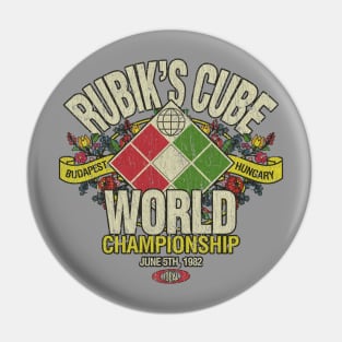 Rubik's Cube World Championship 1982 Pin