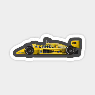 Ayrton Senna's Lotus 99T Illustration Magnet