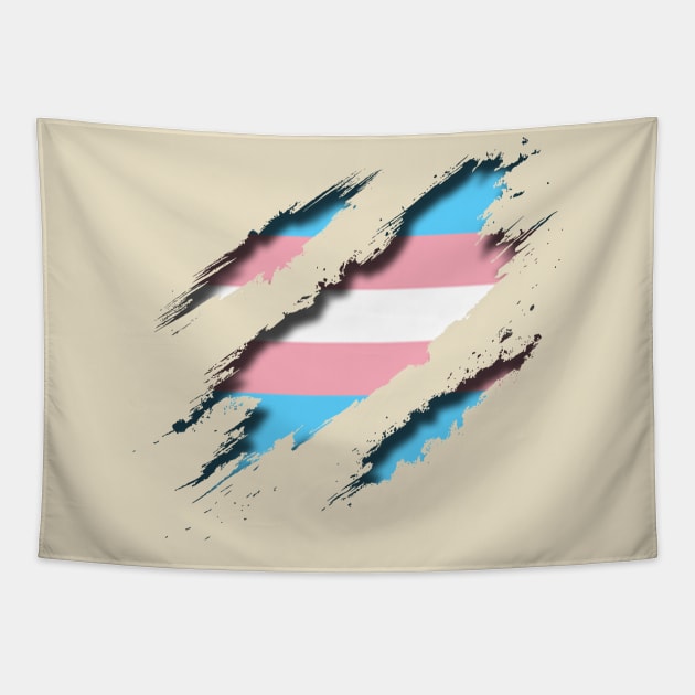 Transgender Shredding Tapestry by blackcheetah