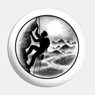 Mountain Climbing Pin