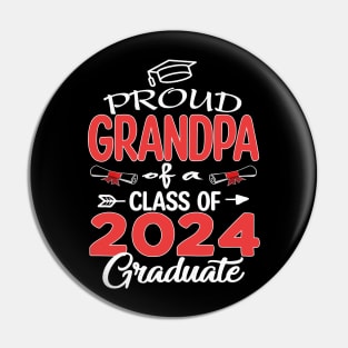 proud grandpa of a 2024 graduate Pin